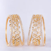 Opal Touch - Gilded Gold Grace Bangles (Pack of 6) - Bangles