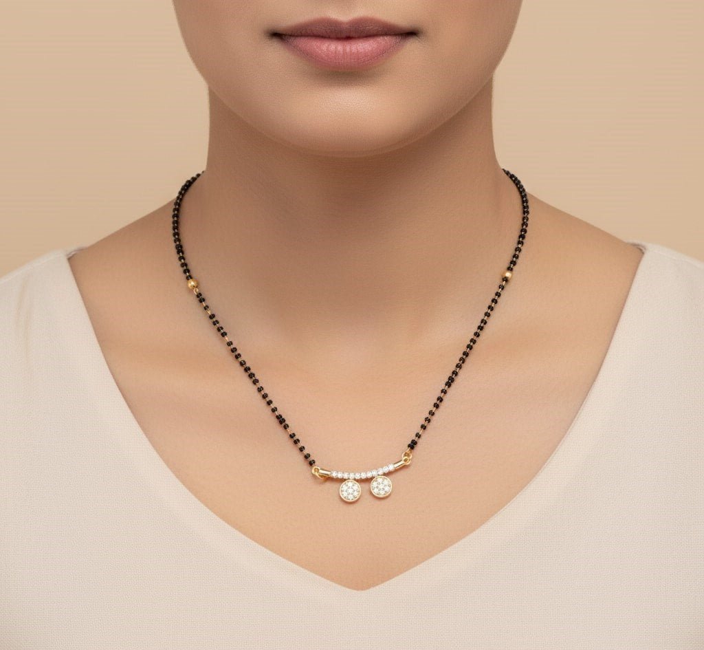 Gilded Harmony Mangalsutra - Opal Touch