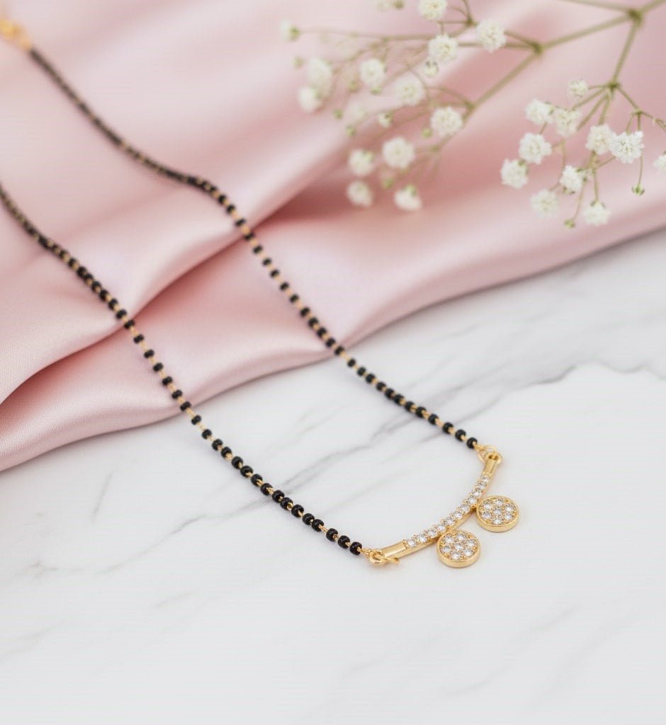 Gilded Harmony Mangalsutra - Opal Touch