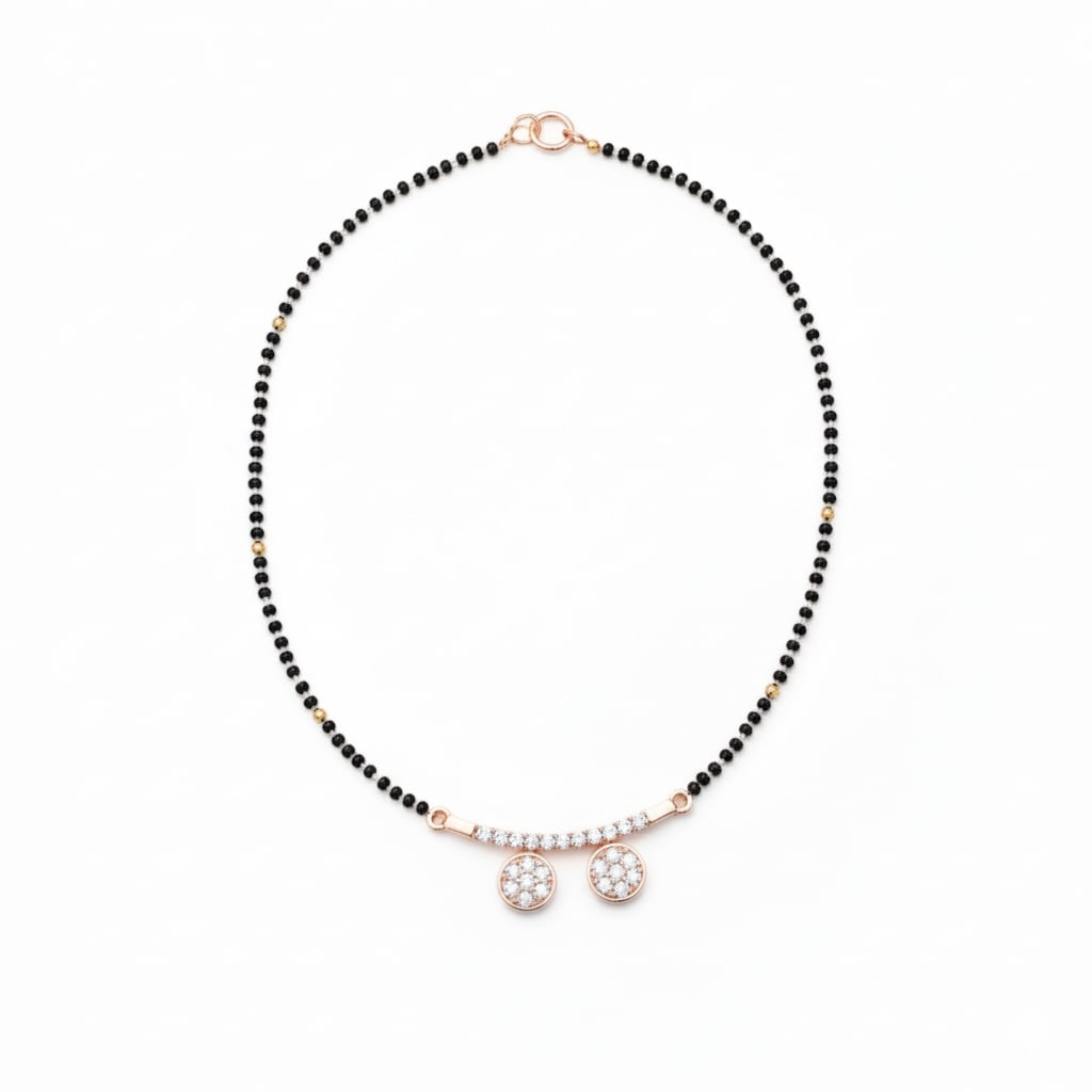 Gilded Harmony Mangalsutra - Opal Touch