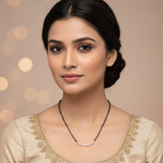 Gilded Petal Mangalsutra - Opal Touch