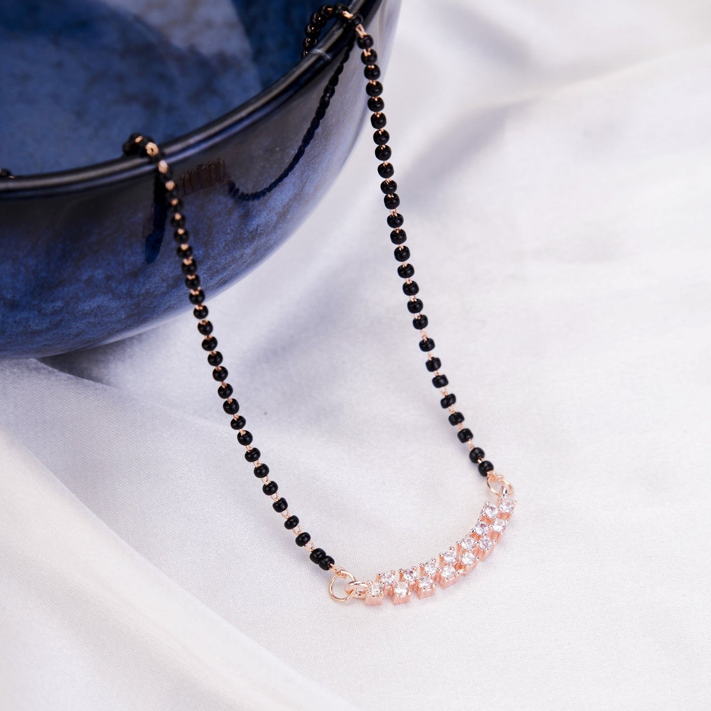 Mangalsutra - Gilded Petal Mangalsutra - Opal Touch