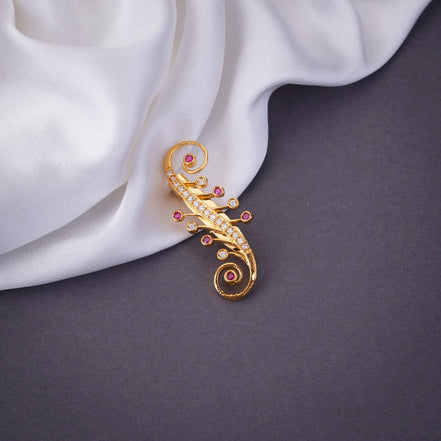 Saree Pin - Glamorous Elegant Saree Pin - Opal Touch