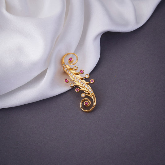 Saree Pin - Glamorous Elegant Saree Pin - Opal Touch