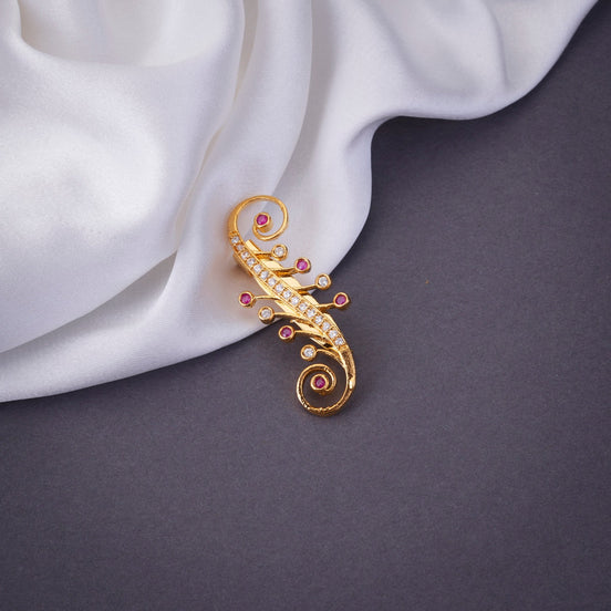 Saree Pin - Glamorous Elegant Saree Pin - Opal Touch