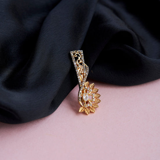 Saree Pin - Glamorous Modern Saree Pin - Opal Touch