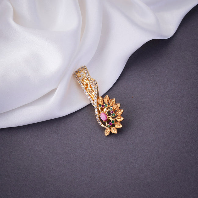 Saree Pin - Glamorous Modern Saree Pin - Opal Touch