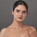 Opal Touch - Glamorous Rose Gold Locket Set with Diamante Border - Locket Set