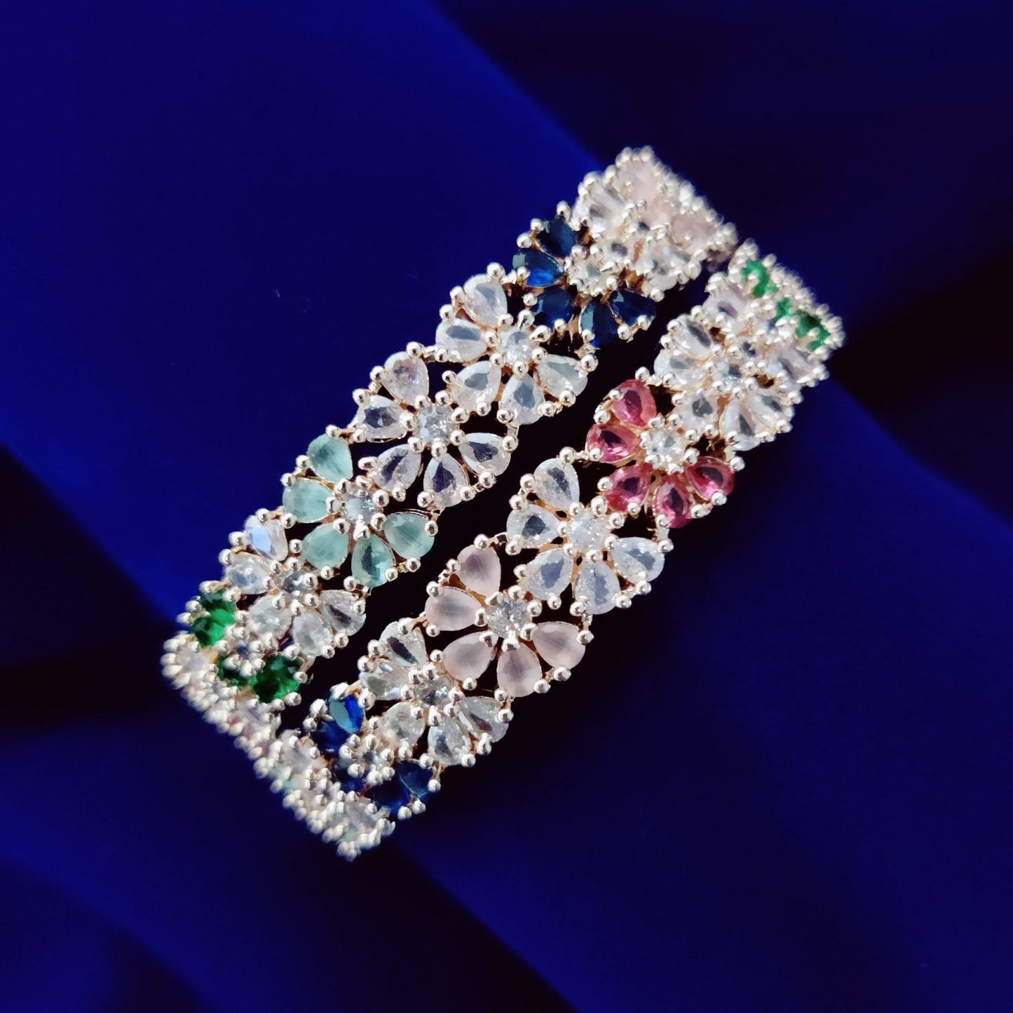 Opal Touch - Gleam Rose Gold Bangles (Pack of 2) - Bangles