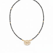 Gleaming Petals Mangalsutra - Opal Touch