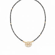 Gleaming Petals Mangalsutra - Opal Touch