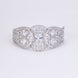 Bracelet - Glimmering Rhodium Plated Bracelet - Opal Touch