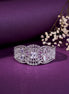 Bracelet - Glimmering Rhodium Plated Bracelet - Opal Touch