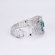Bracelet - Glimmering Rhodium Plated Bracelet - Opal Touch