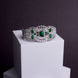 Bracelet - Glimmering Rhodium Plated Bracelet - Opal Touch