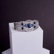 Bracelet - Glimmering Rhodium Plated Bracelet - Opal Touch