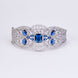 Bracelet - Glimmering Rhodium Plated Bracelet - Opal Touch