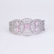 Bracelet - Glimmering Rhodium Plated Bracelet - Opal Touch
