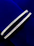 Opal Touch - Glittering White Rhodium Bangles (Pack of 2) - Bangles