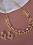 Necklace - Glorious Enchanted Gold Plated Necklace Set - Opal Touch