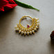 Opal Touch - Gold Pearl Nose Pin - Elegant Nose Jewelry | Opal Touch - Nose Pin