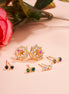 Opal Touch - Gold Plated 5 Color Changeable Earrings - Earrings