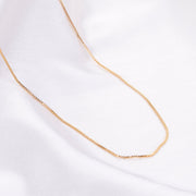 Opal Touch - Gold Plated Box Chain - Chain