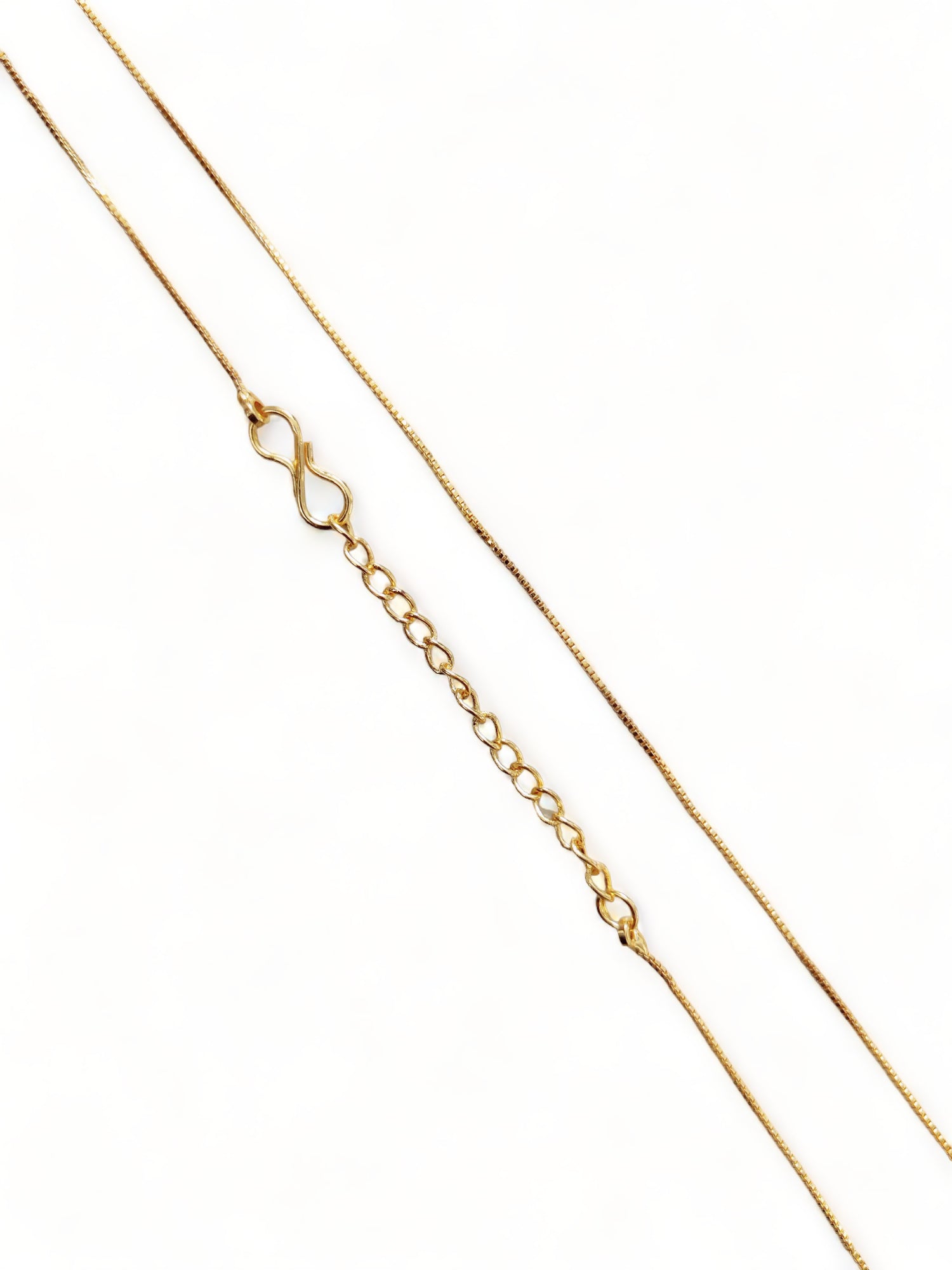 Opal Touch - Gold Plated Box Chain - Chain
