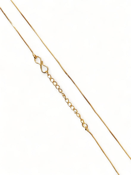 Opal Touch - Gold Plated Box Chain - Chain