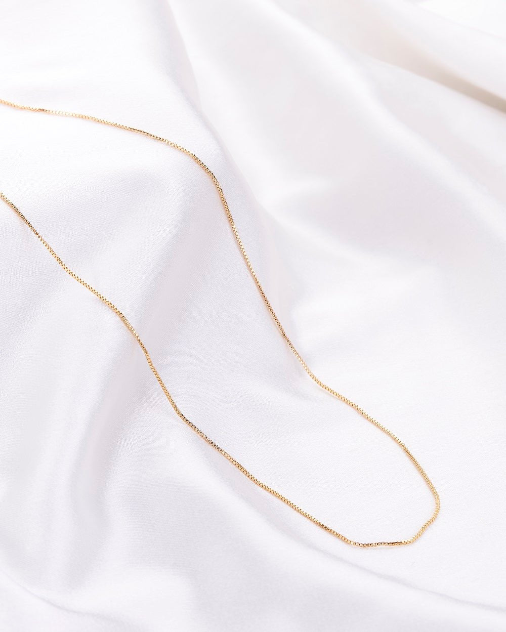 Opal Touch - Gold Plated Box Chain - Chain