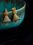 Jhumka - Gold Plated Buttabomma Jhumka - Opal Touch