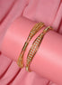Gold Plated CZ Diamond Studded Bangles (Pack of 2) - Opal Touch