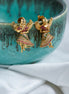Jhumka - Gold Plated Dancing Buttabomma Jhumka - Opal Touch
