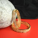 Gold Plated Floral CZ Diamond Bangles (Pack of 2) - Opal Touch