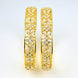 Gold Plated Floral CZ Diamond Bangles (Pack of 2) - Opal Touch