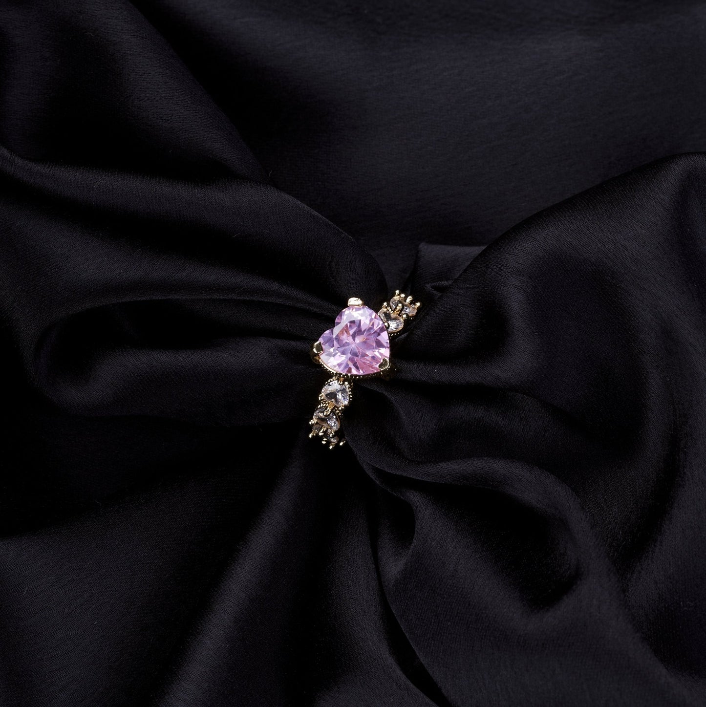 Opal Touch - Gold Plated Pink Cubic Zirconia Ring - Rings