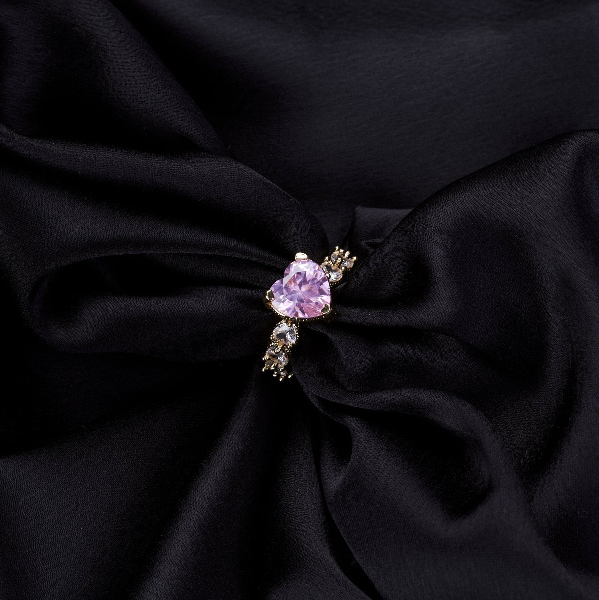 Opal Touch - Gold Plated Pink Cubic Zirconia Ring - Rings