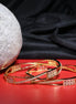 Gold Plated Rectangular Stone Studded Bangles (Pack of 2) - Opal Touch