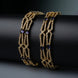 Gold - Plated Stone Studded Bangle Set (Pack of 4) - Opal Touch