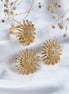 Combo - Gold Plated Sun Flare Ring & Studs Combo Set (Pack of 2) - Opal Touch