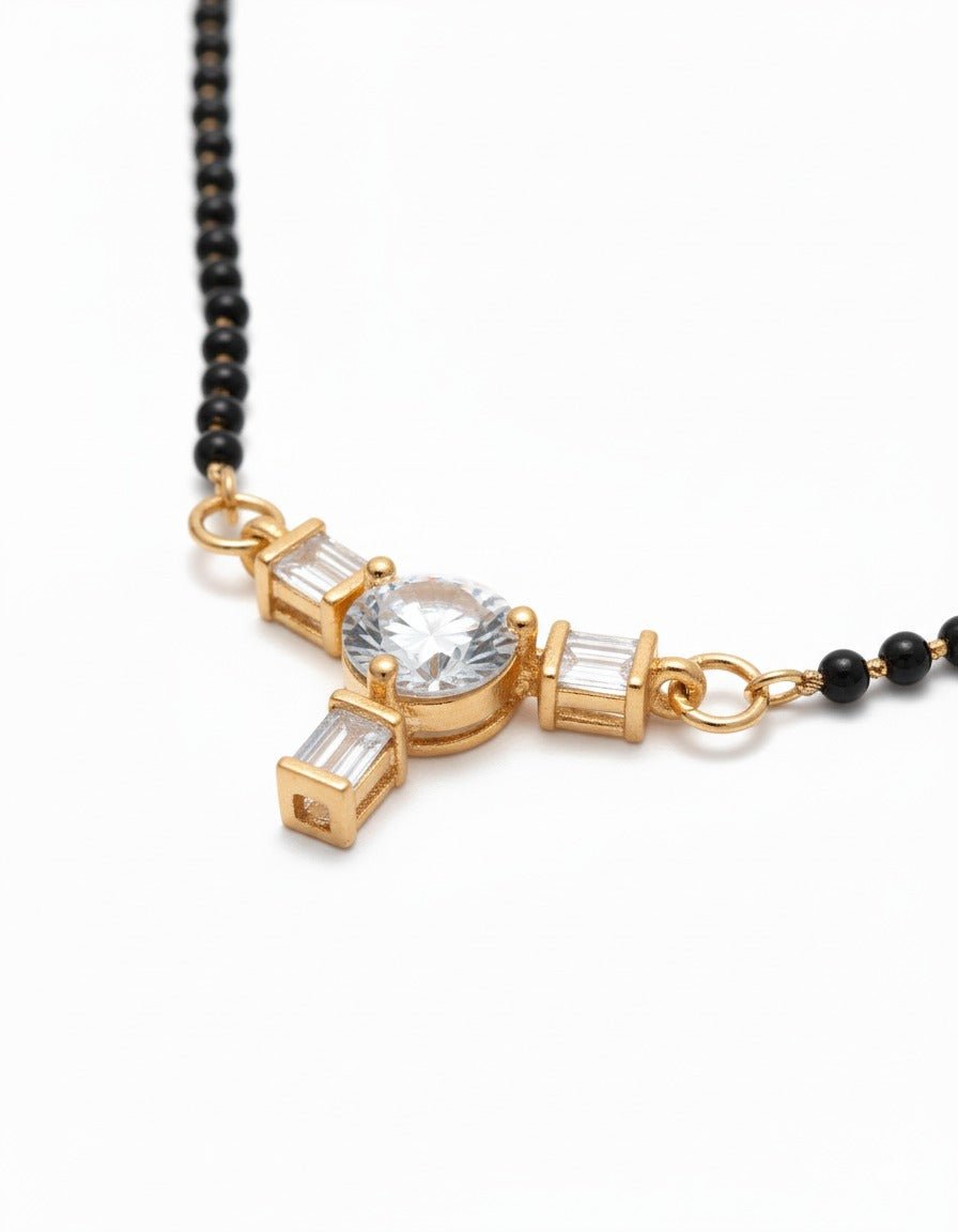 Golden Aura Mangalsutra - Opal Touch