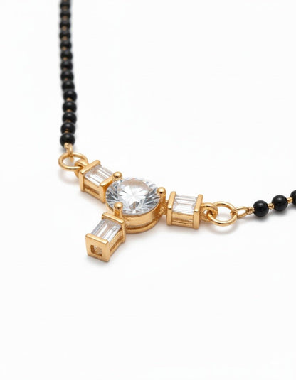 Golden Aura Mangalsutra - Opal Touch