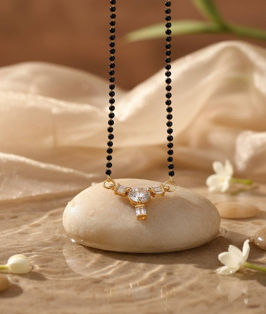 Golden Aura Mangalsutra - Opal Touch