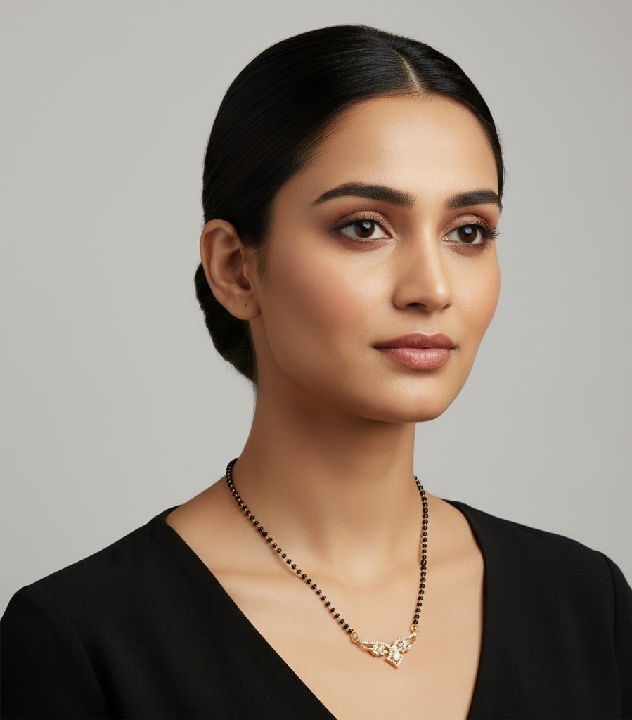 Golden Bond Mangalsutra - Opal Touch