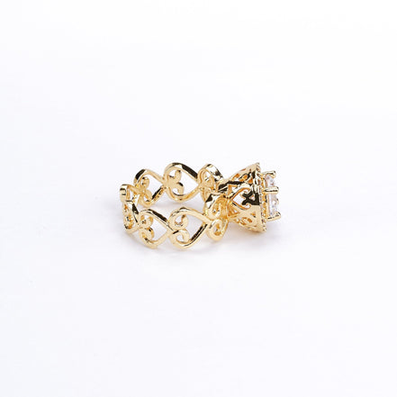 Opal Touch - Golden Celebration Band - Rings