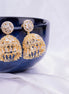 Opal Touch - Golden Elegance Jhumka - Jhumka