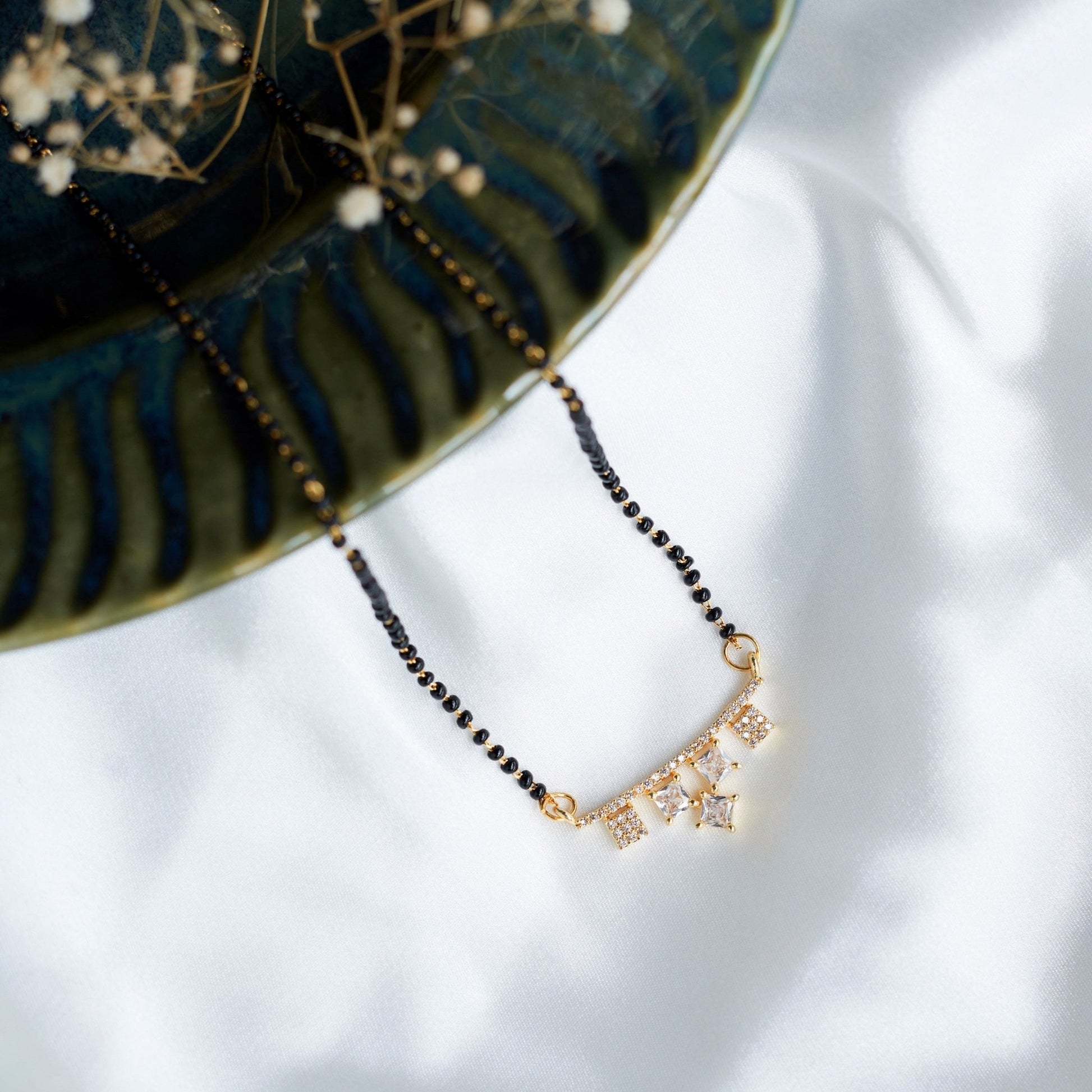 Mangalsutra - Golden Elegance Mangalsutra - Opal Touch