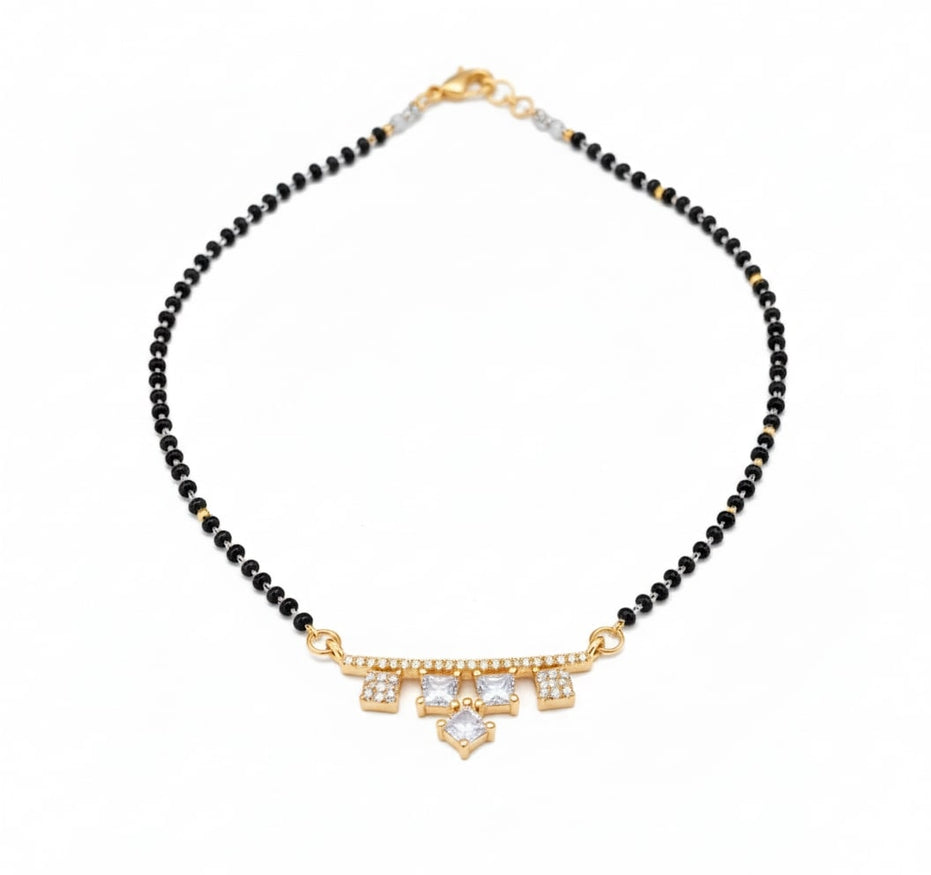 Golden Elegance Mangalsutra - Opal Touch