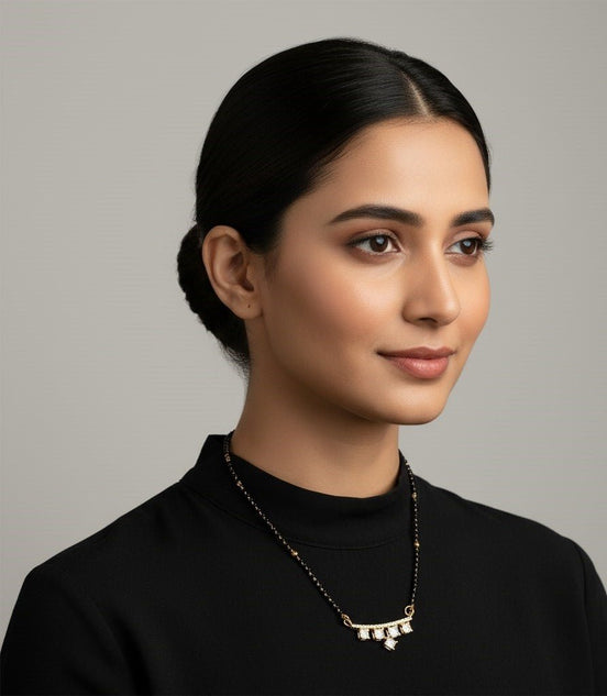 Golden Elegance Mangalsutra - Opal Touch