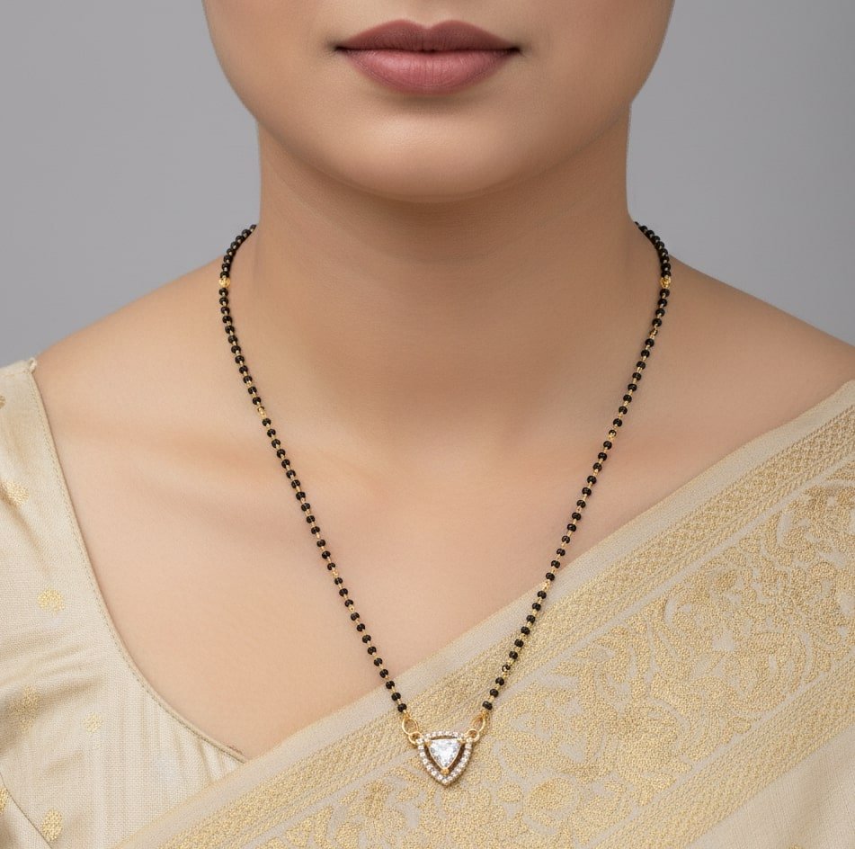 Golden Enigma Mangalsutra - Opal Touch